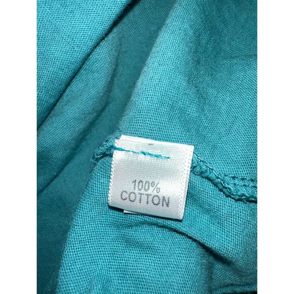 VINTAGE 90's ROLLING STONES TURQUOISE BAND TEE BODYCON DRESS - Picture 7 of 8